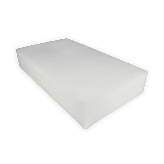 Accommodates textile-custom foam sheet 23kg/m³. High density and firmness foam piece for upholstery, chairs, sofas, armchairs, mattresses, crafts.
